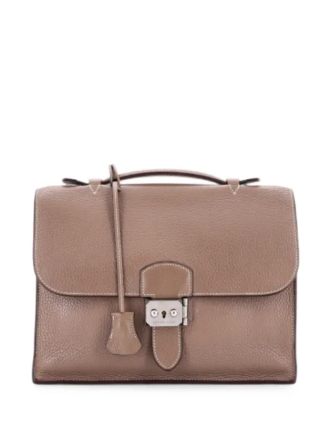 Hermès Pre-Owned Sac a Depeches Bag Togo 27 satchel Grey NR0W0IFFKABR7EZM