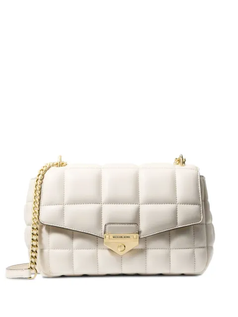 Michael Kors Soho large quilted shoulder bag Neutrals 35S6G1SL3Y