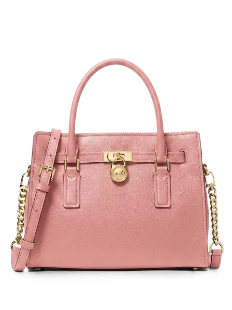 Michael Michael Kors padlock-detail leather tote bag Pink 30T6GNXS1L
