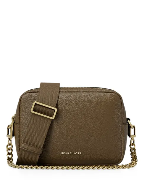 Michael Michael Kors Bryant medium pebbled leather camera crossbody bag Brown 32S5GYTC5L