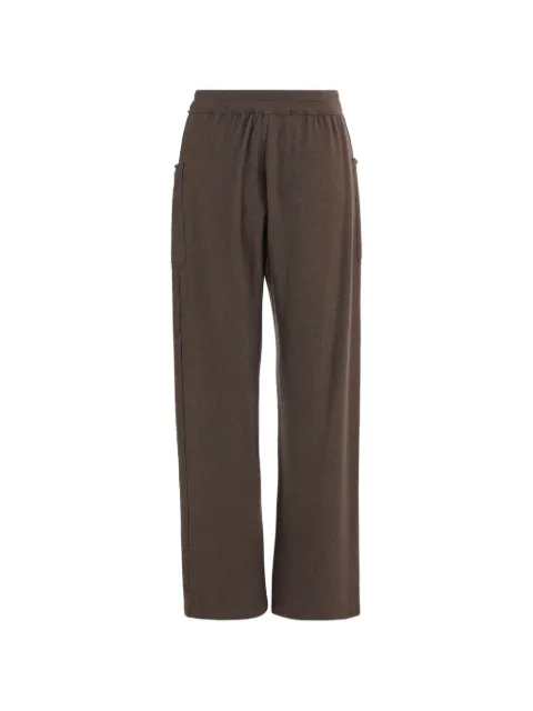 Giorgio Armani patch-pocket track pants Brown GW004241AF1