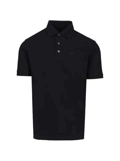 Emporio Armani embroidered-logo polo shirt Blue EM004643
