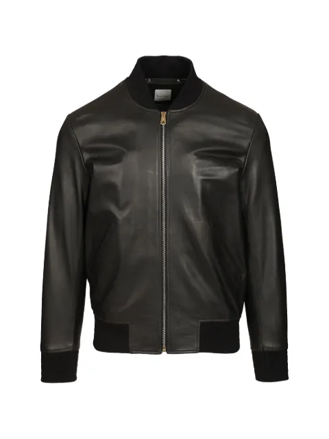 Paul Smith leather bomber jacket Black M1R280UT01388