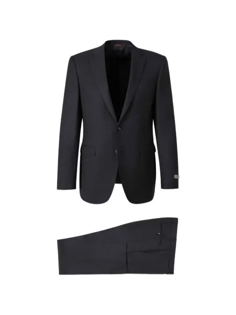 Canali single-breasted notched-lapels suit Grey 1922020BF06174