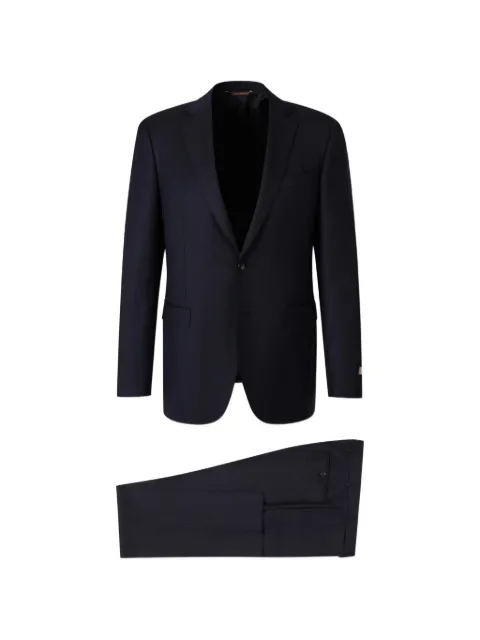 Canali single-breasted pinstripe-pattern wool suit Blue 1922020BF04364