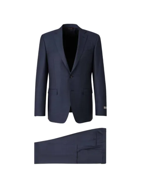 Canali single-breasted notched-lapels suit Blue 1922020AR06142