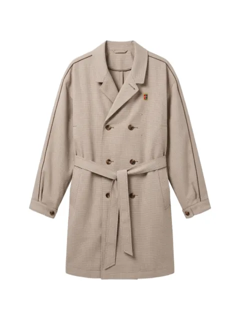 Nike double-breasted belted trench coat Neutrals IQ8432
