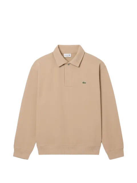 Lacoste logo-patch polo shirt Neutrals SH9450