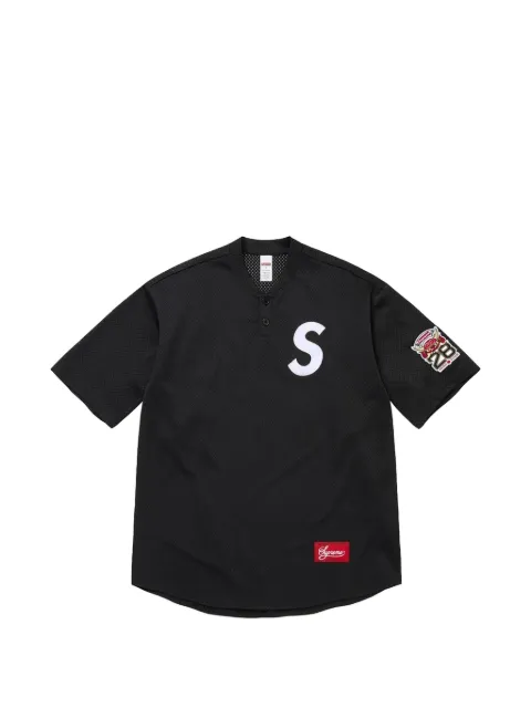 Supreme logo-patch T-shirt Black SU27999