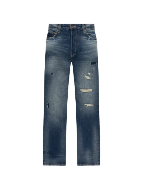 Emporio Armani distressed loose-fit jeans Blue EM006486AF27552
