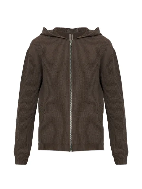 Rick Owens wool cardigan Brown RU02F4647KWVH
