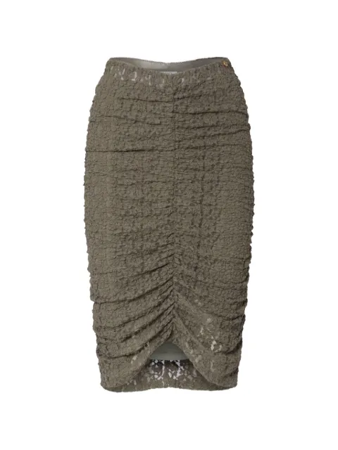 LIU JO midi lace skirt Green WF6254J397590510