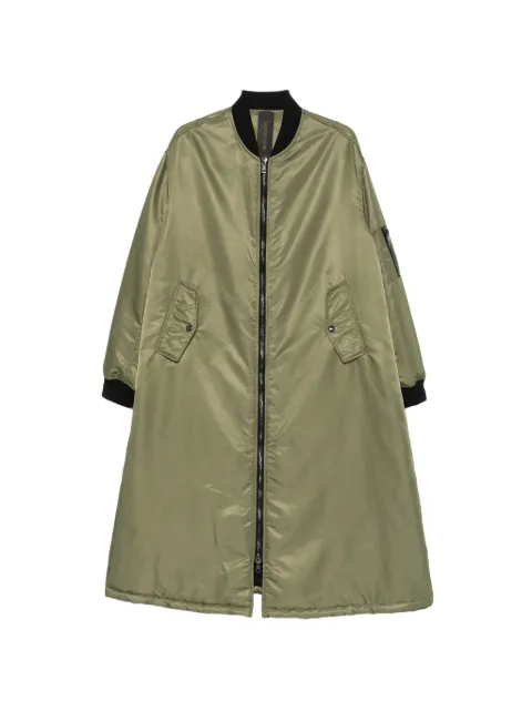 Giorgio Brato zip-up coat Green WX27F2116NY