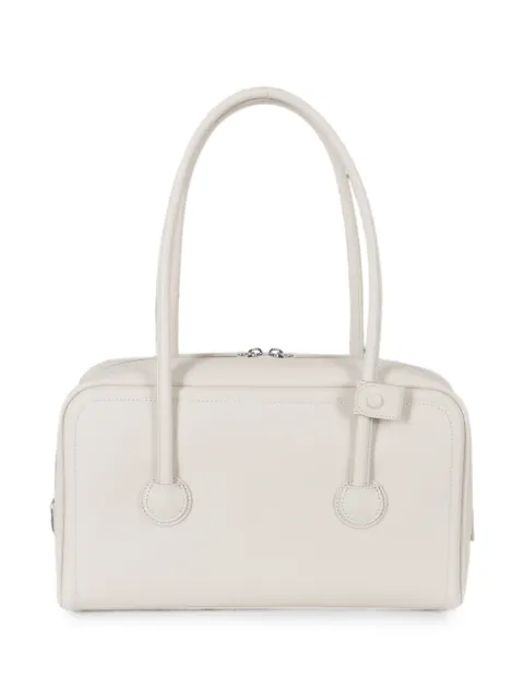 Marge Sherwood small Boston logo-debossed tote bag White M26431SB