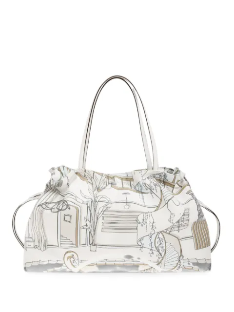 Tory Burch large Ella drawstring tote bag Neutrals 186603