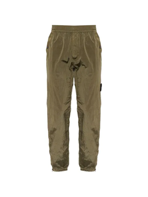Stone Island logo-patch track pants Green L2S153100011S0019
