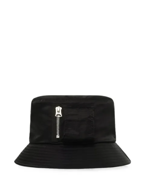 sacai pocket-detail bucket hat Black 2601174S