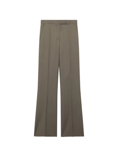 Max Mara pressed-crease wide-leg trousers Grey MXMCALTEWO
