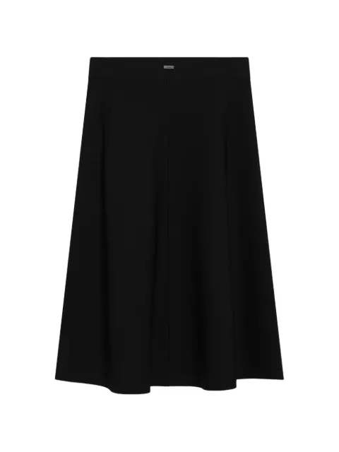 Max Mara viscose yarn skirt Black MXMFUGGITO