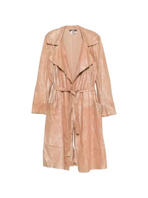 Roberto Cavalli Vintage 1970s belted coat Neutrals RC900CCY