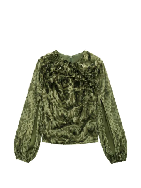 La DoubleJ Brigid top Green TOP0228VEL021VER02GR02
