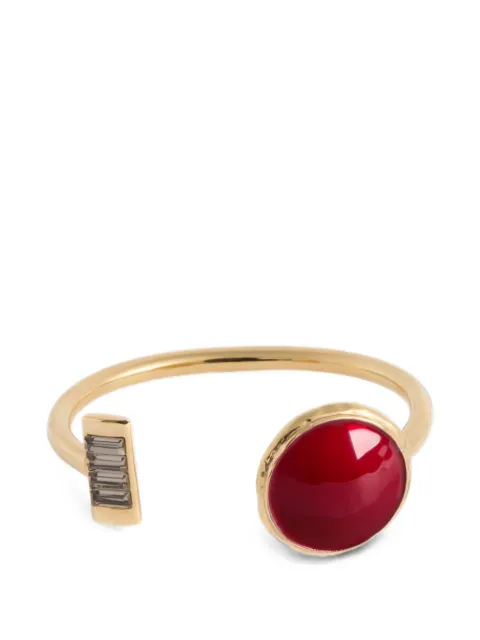 La DoubleJ 24k gold plate and enamel Shen Loop bracelet Gold BAC0020BRA003SOLIDRE02