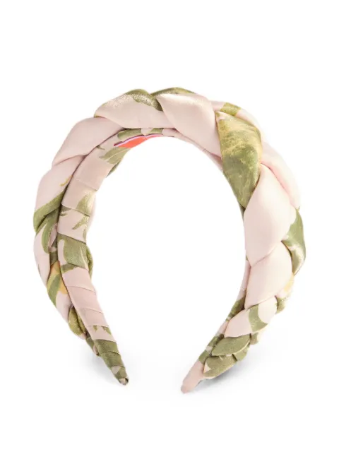 La DoubleJ coven pink in chiffon lurex Rapunzel headband Pink HEB0004CHF008COV01PI01