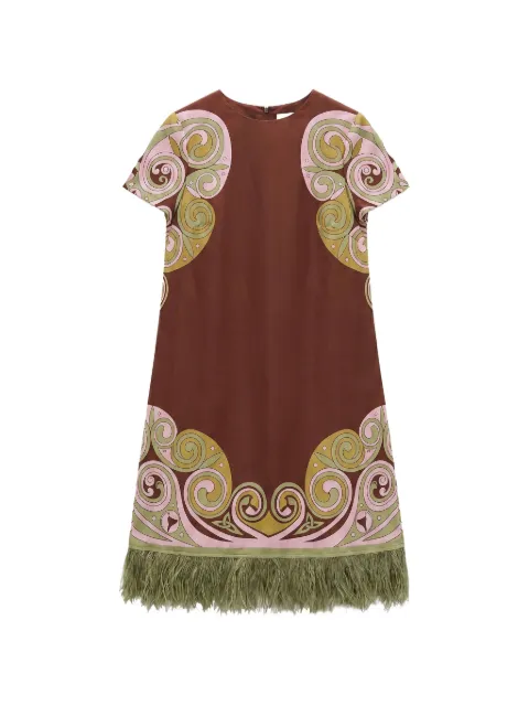 La DoubleJ mini Swing dress Brown DRE0963SIL026KLS01RE07
