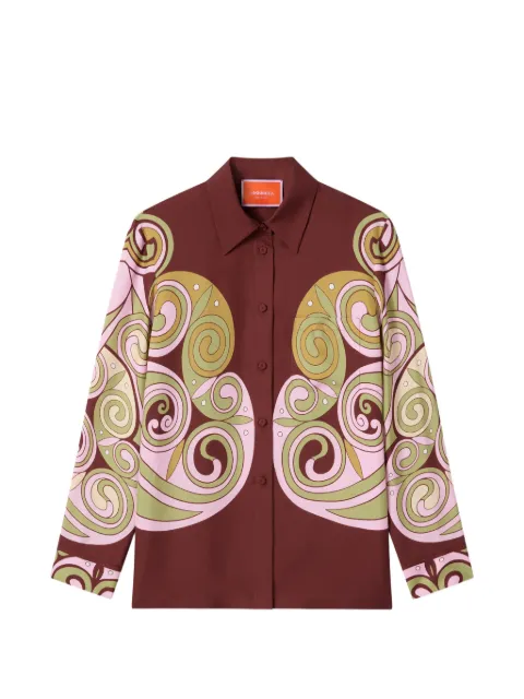 La DoubleJ Boy shirt Brown SHI0040SIL026KLS01RE07