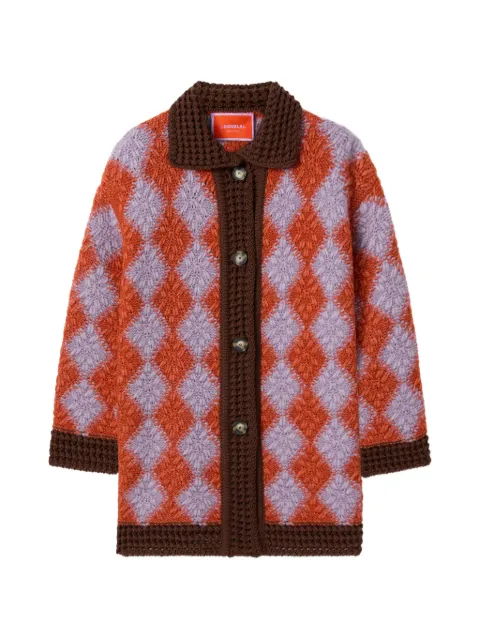 La DoubleJ crochet bowling cardigan Orange PUL0290KNI167VA539PU02