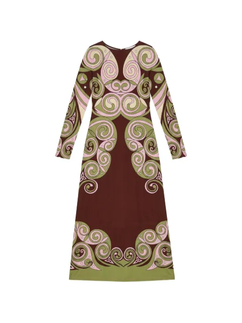 La DoubleJ Slinky mini Swing dress Brown DRE1141JER082KLS01RE07