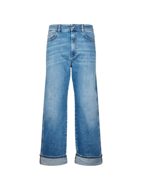 Sportmax turn-up cuff jeans Blue 2622186025600SPDCARAFFA005