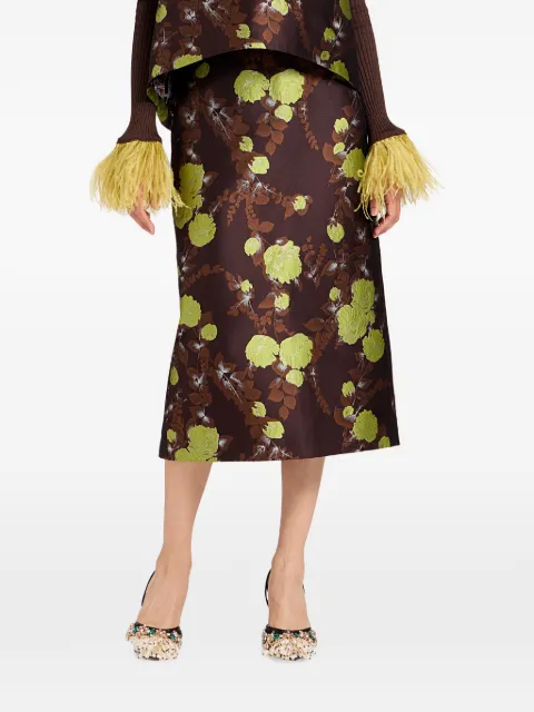 La DoubleJ pencil skirt Brown SKI0011JCQ141DEV05BR02