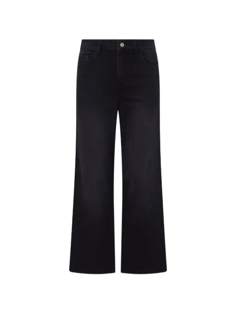 LIU JO cropped flare pants Black UF6198D0360