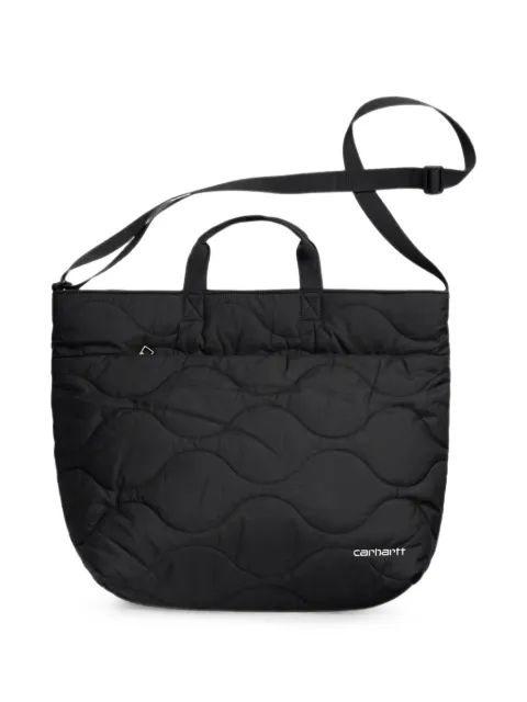 Carhartt WIP Skye quilted ripstop tote bag Black I037003