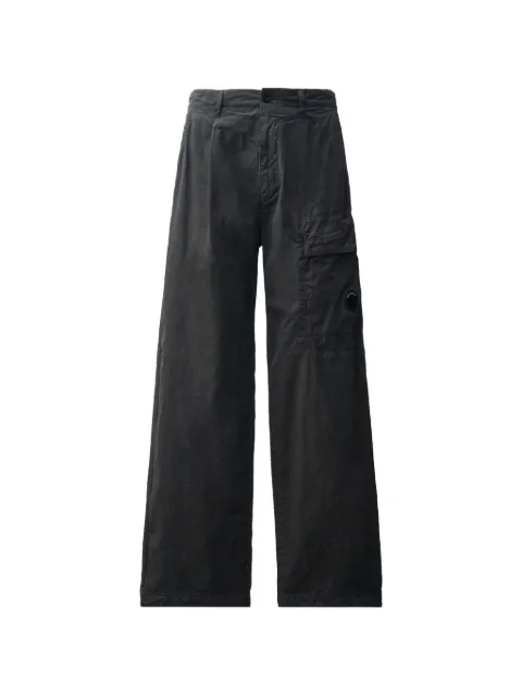 C.P. Company lens-detail cargo trousers Black 21CMPA111A110324G985