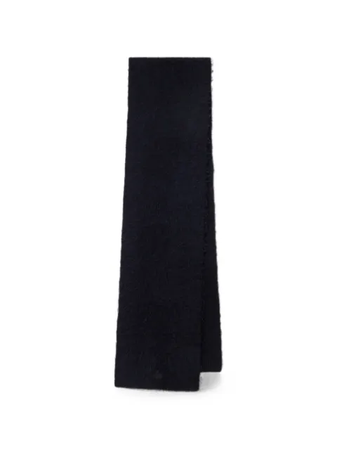 ISABEL MARANT brushed-knit scarf Black 26AEC032MFAD3D01A01BK
