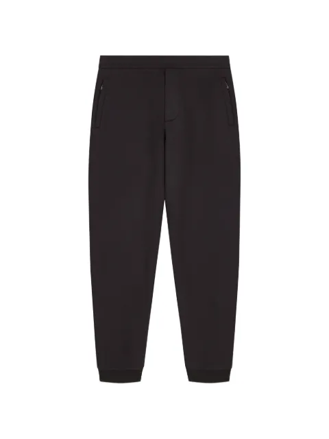 Emporio Armani logo-plaque track pants Black EM007347AF17545U