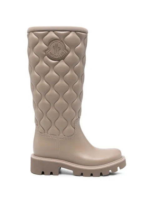 Moncler Kickstream quilted wellington boots Neutrals L209B4G00100M9908