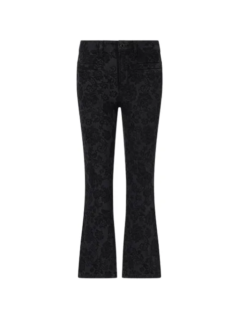 LIU JO bootcut jeans with laser detail Black UF6101D0361