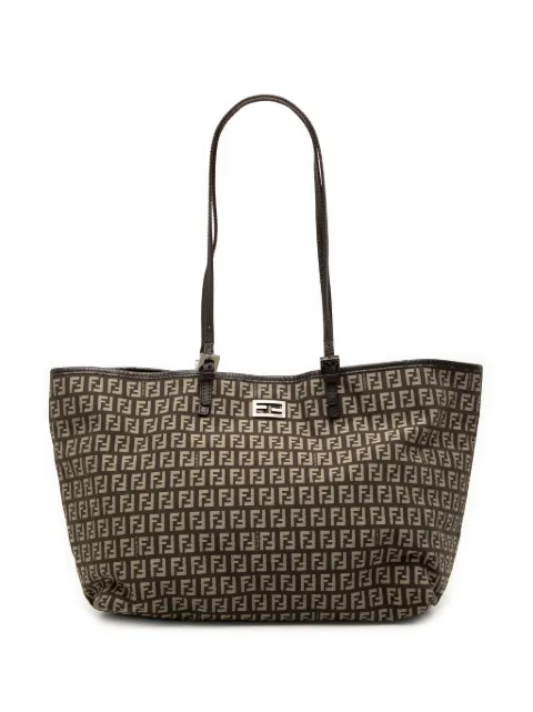 Fendi Pre-Owned 2010-2026 Zucchino Canvas tote bag Brown FKQL8CJELX3SE7C6
