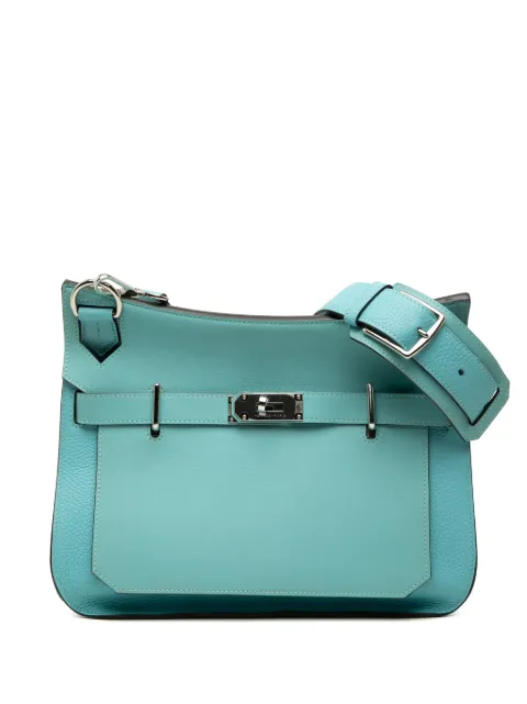 Hermès Pre-Owned 2015 Clemence and Swift Jypsiere 31 crossbody bag Blue 5HIVLUQE611UY0LJ