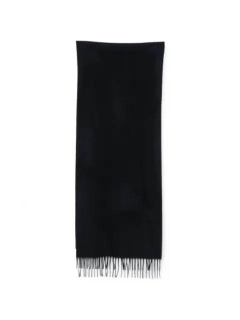 Closed fringed-edge scarf Blue C9084171Y22