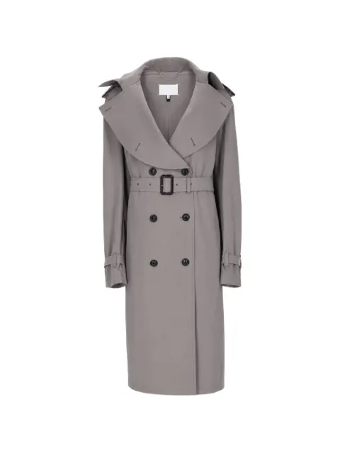 Maison Margiela double-breasted belted trench coat Grey S67AH0060S76767810