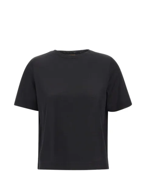 Gran Sasso crew-neck short-sleeve T-shirt Black 6020374000099