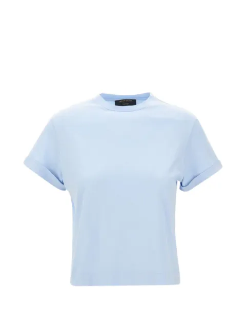 Gran Sasso turned-up cuff T-shirt Blue 6026480500512