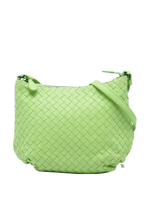 Bottega Veneta Pre-Owned 2012-2026 Small Nappa Intrecciato crossbody bag Green WERU0GFOXUL9ERRK