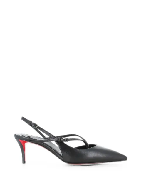 Christian Louboutin Twistissimo strappy leather pumps Black 3260078B439