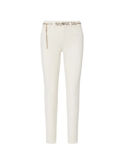 LIU JO skinny trousers with belt Neutrals UF6013T690A