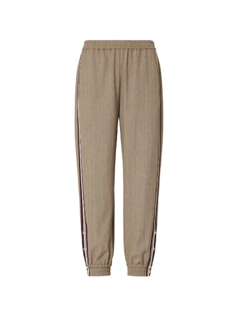 LIU JO jogging pants with side tape Neutrals TF6150T692A